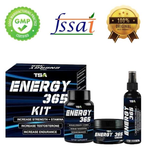 Energy 365 Kit - Increase Stamina & Performance: Capsules